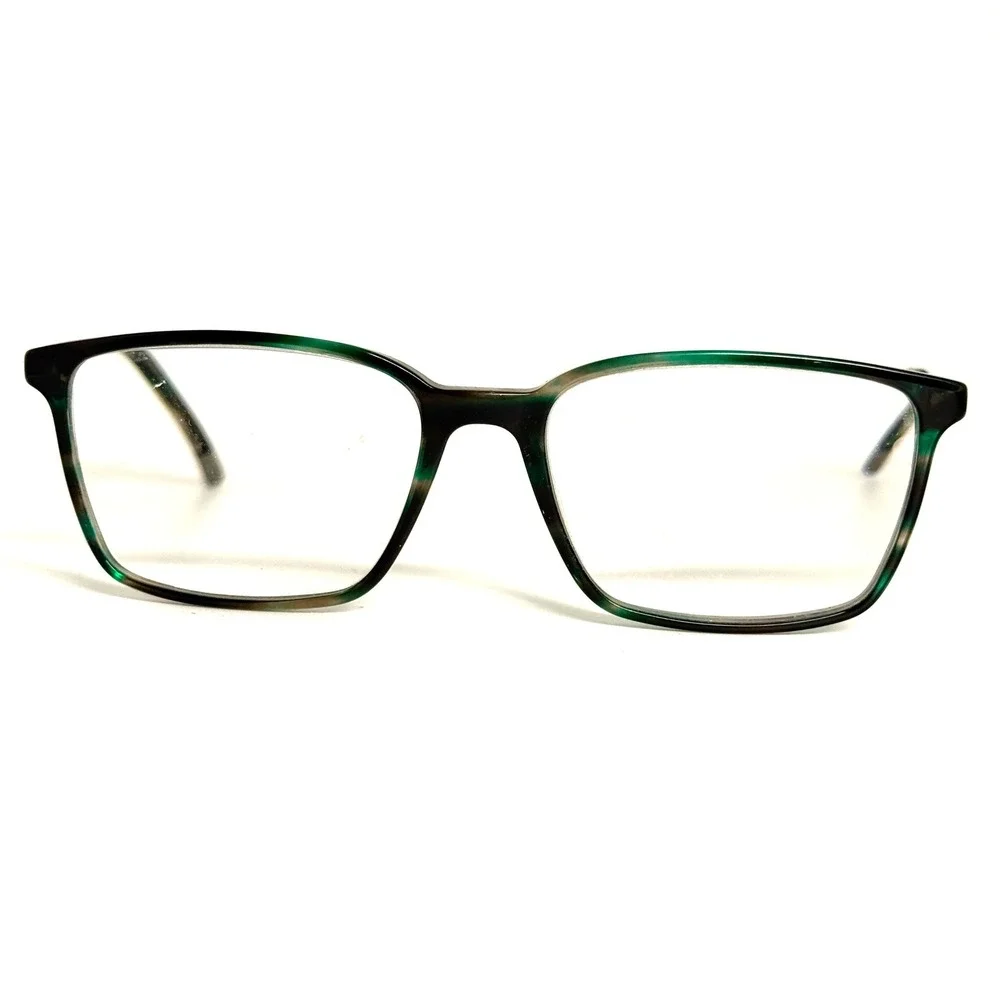 Etnia Barcelona‎ Green Tortoise Eyeglass Frames Rectangular Unisex 22920